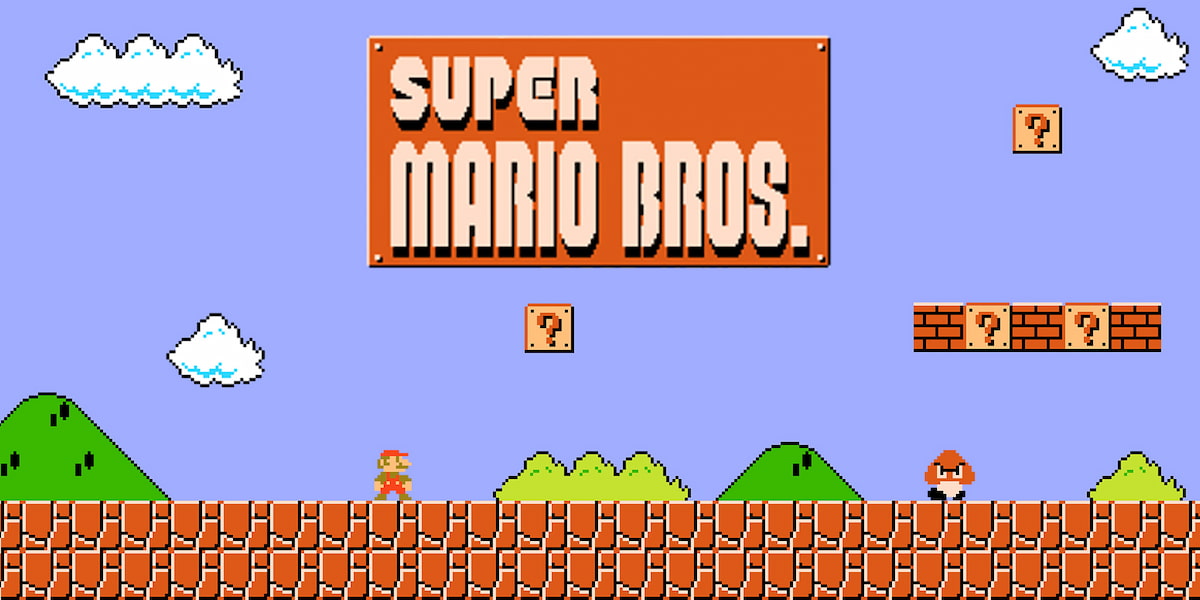 Imagem do jogo Super Mario Bros.